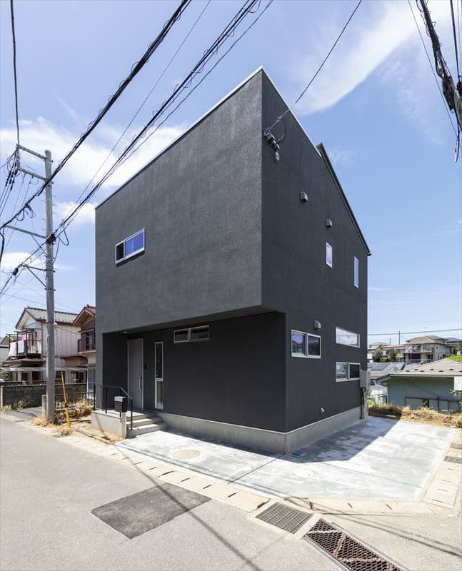 シンプルモダンの外観