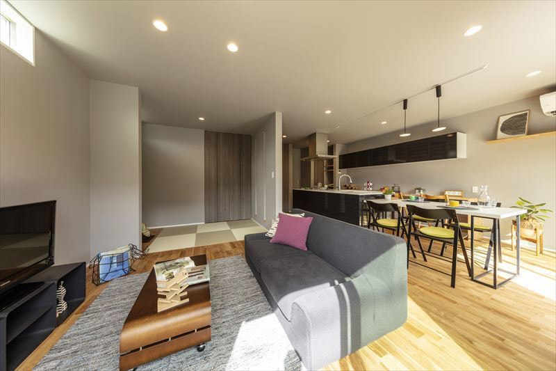 間取りにこだわったリビングダイニングキッチン